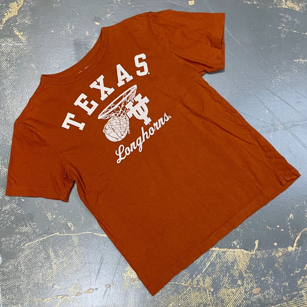 Texas Longhorns University Basketball Shirt Large Burnt Orange